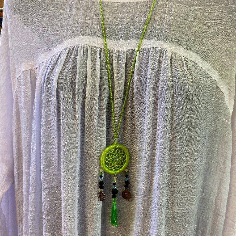Dream Catcher Style Necklace